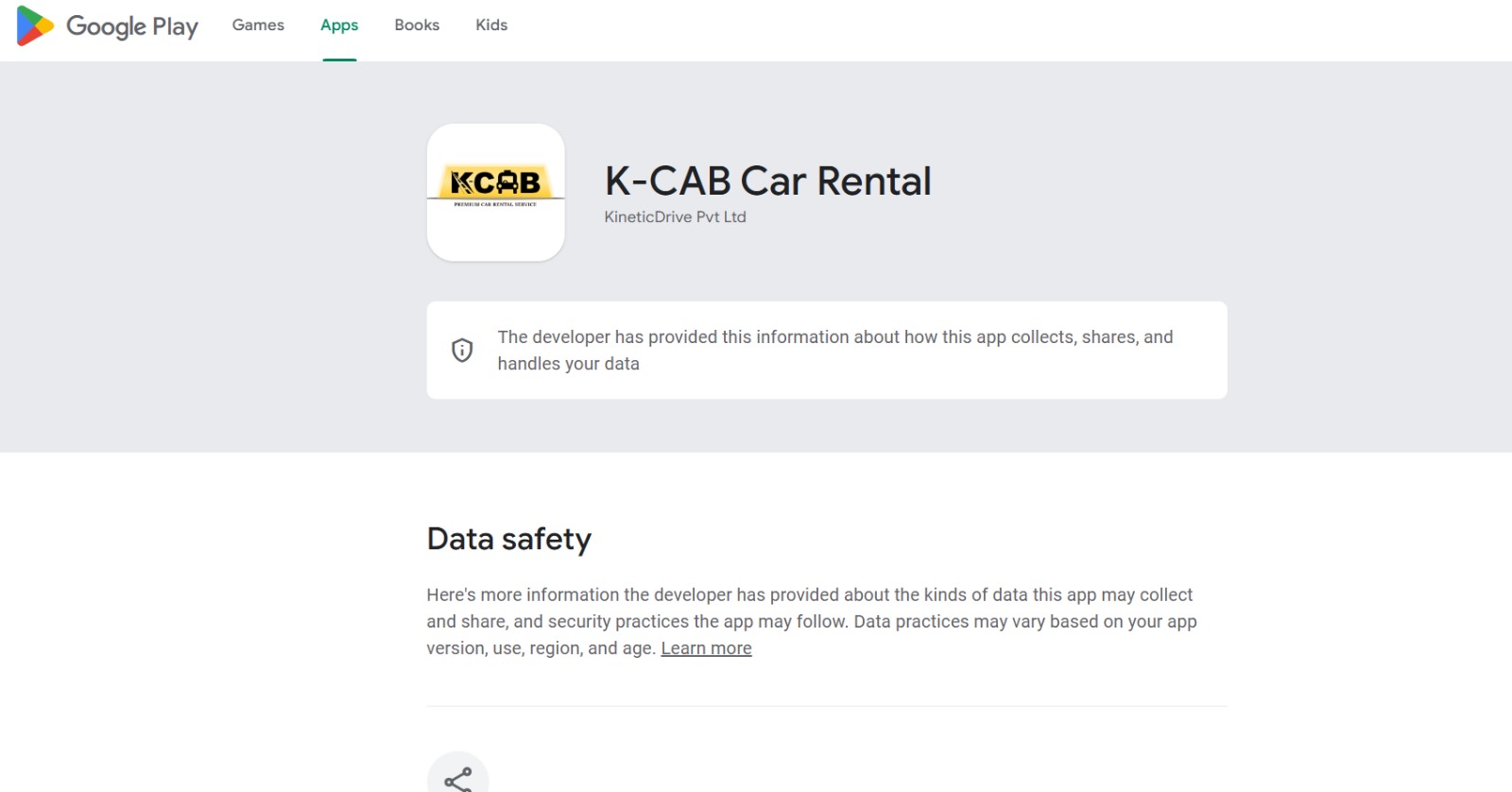 Cab Booking App